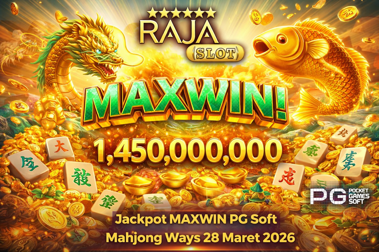 Tampilan scatter dan wild symbol pada slot PG Soft yang sedang gacor hari ini