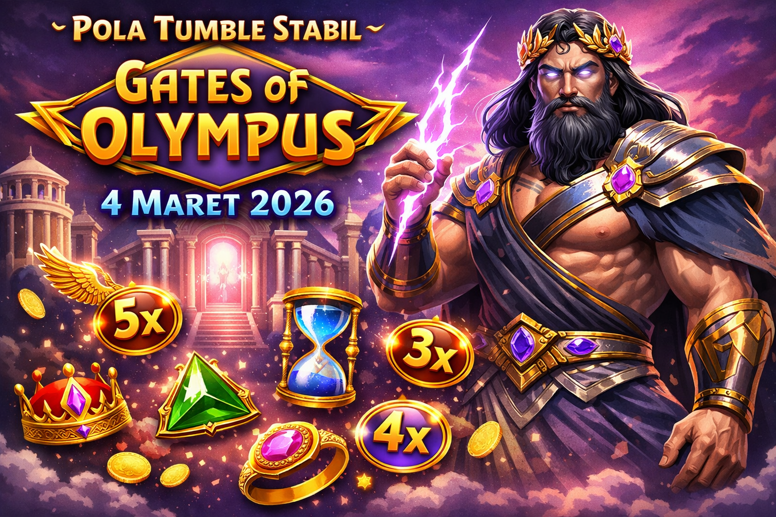 Cascade beruntun konsisten slot gacor Gates of Olympus dengan multiplier terjaga di RAJASLOT hari ini