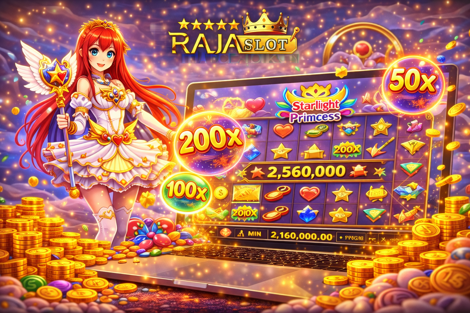 Tampilan game Pragmatic Play dengan multiplier aktif pada slot favorit RTP naik hari ini