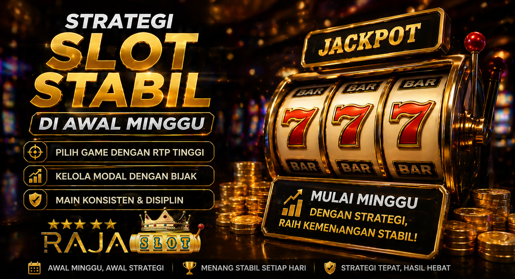 Pola slot gacor awal pekan dengan grafik stabil dan peluang kemenangan tinggi