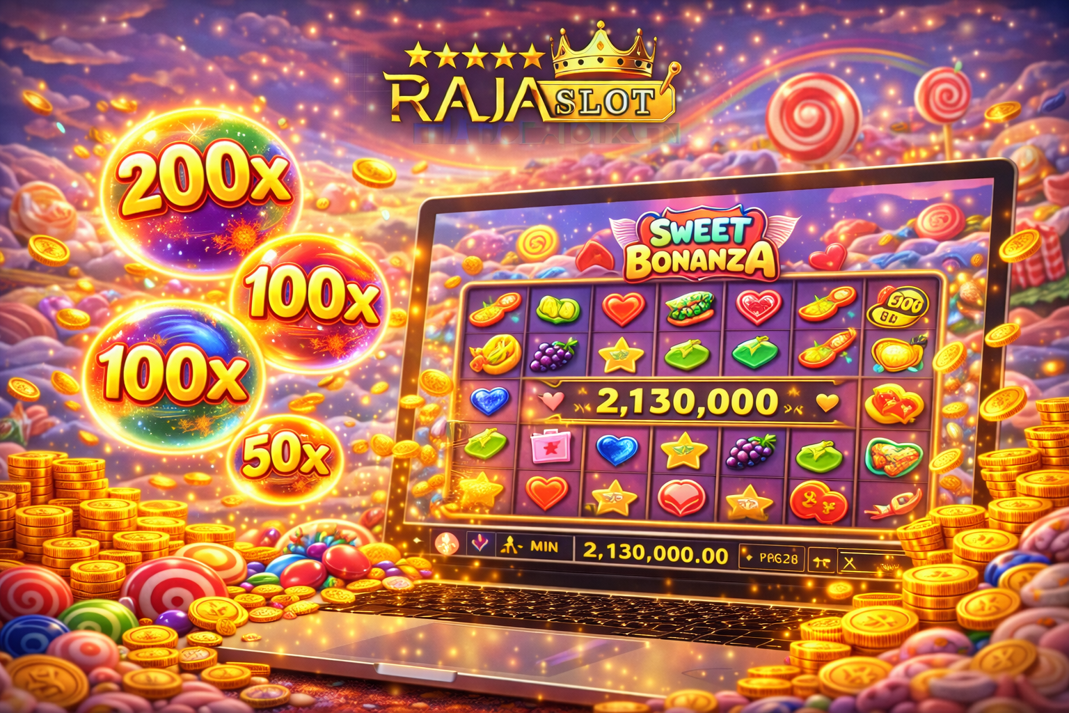 Tampilan game Pragmatic Play dengan tumble aktif pada slot cuan harian hari ini